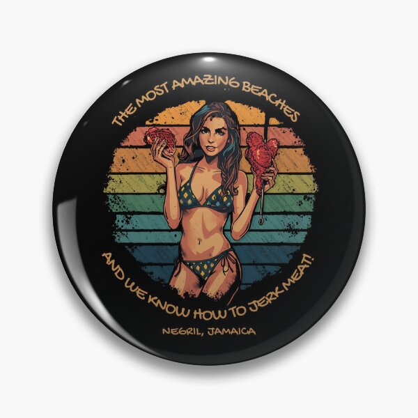 Item preview, The most amazing beaches and we know how to jerk meat! Negril, Jamaica designed and sold by NicMacTees.