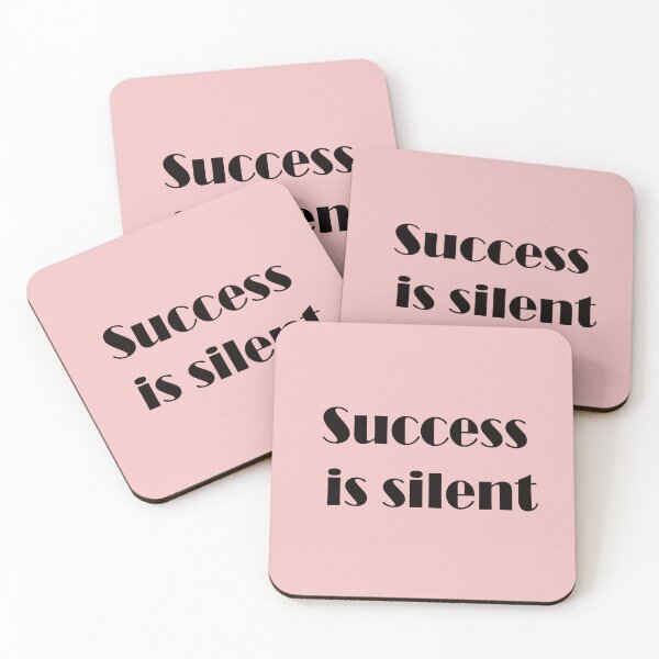 Item preview, Success Is Silent – Hustle & Growth Quote Design designed and sold by ArtNestVerse.