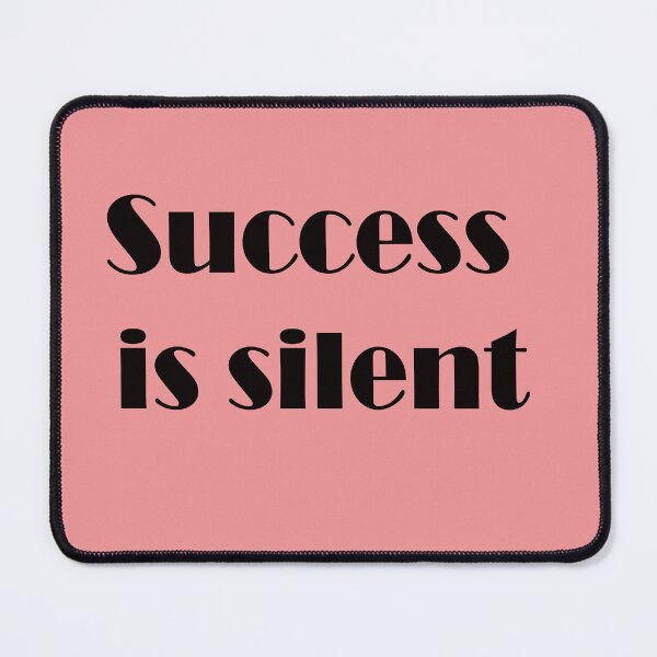 Item preview, Success Is Silent – Hustle & Growth Quote Design designed and sold by ArtNestVerse.