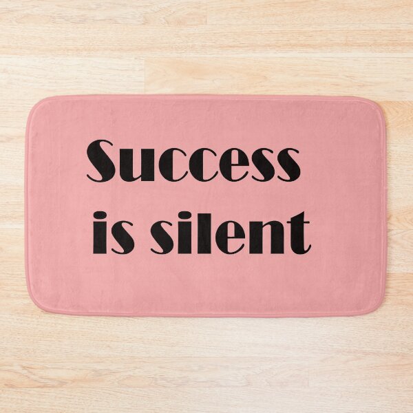 Item preview, Success Is Silent – Hustle & Growth Quote Design designed and sold by ArtNestVerse.