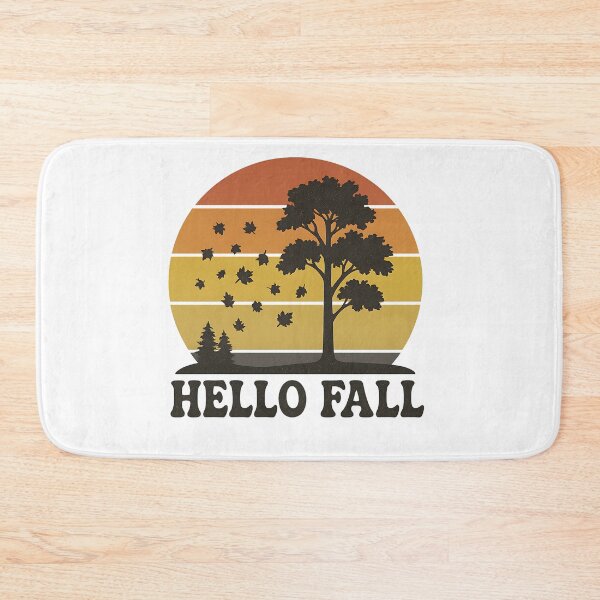 Item preview, Hello Fall – Retro Sunset Autumn Design designed and sold by ArcadiaSilence.