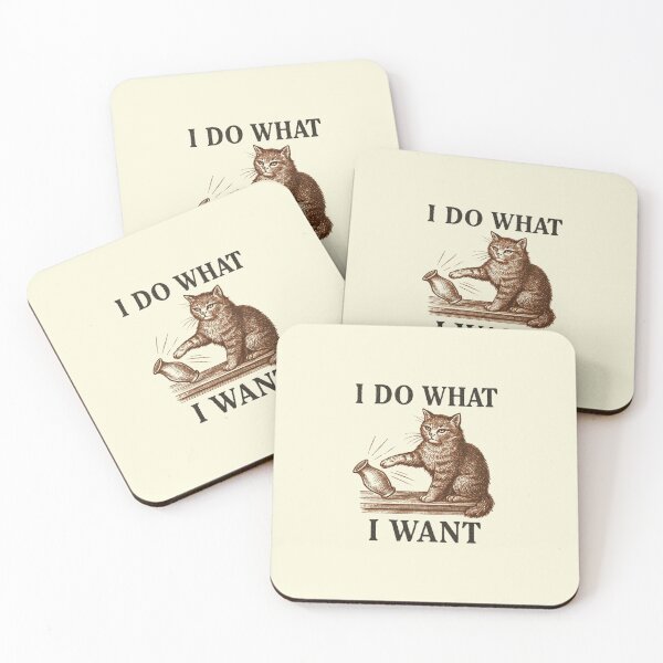 Item preview,  Funny Cat (I do what I want)  designed and sold by halazidan.