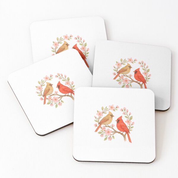 Item preview, A Pair of Cardinals designed and sold by Zionandzenaco.
