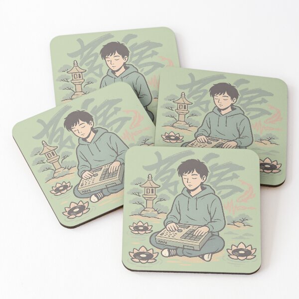 Item preview, Zen Garden Lo-fi – Minimalist Beatmaker Meditation Art designed and sold by KrintoryTees.