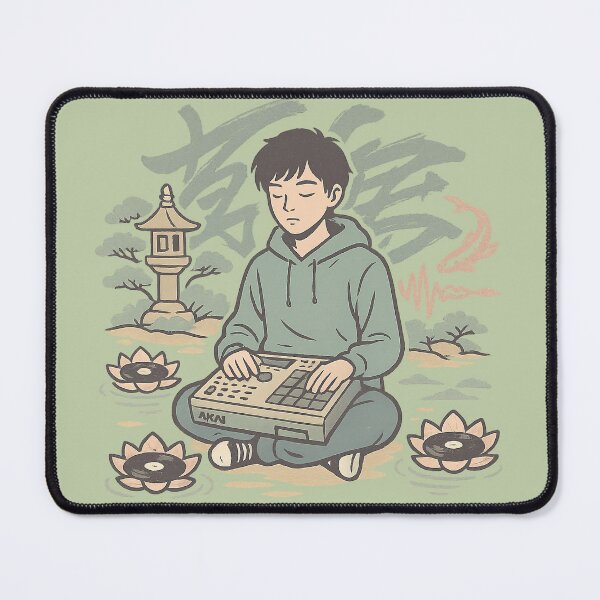 Item preview, Zen Garden Lo-fi – Minimalist Beatmaker Meditation Art designed and sold by KrintoryTees.