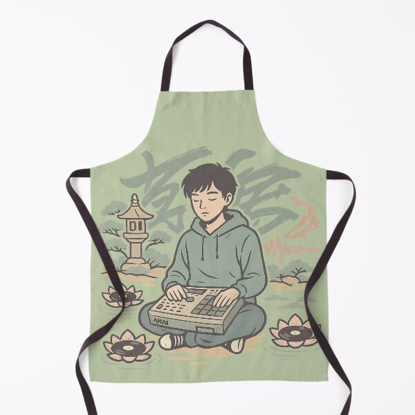 Item preview, Zen Garden Lo-fi – Minimalist Beatmaker Meditation Art designed and sold by KrintoryTees.