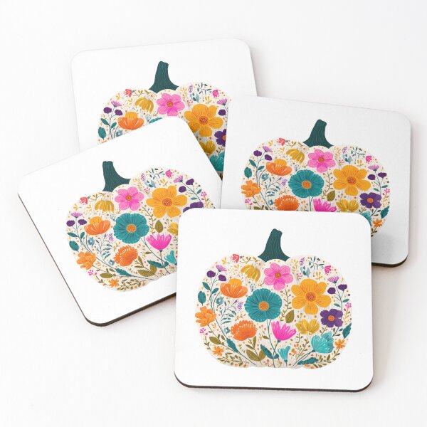 Item preview, Floral pumpkin designed and sold by MendaciousMina.