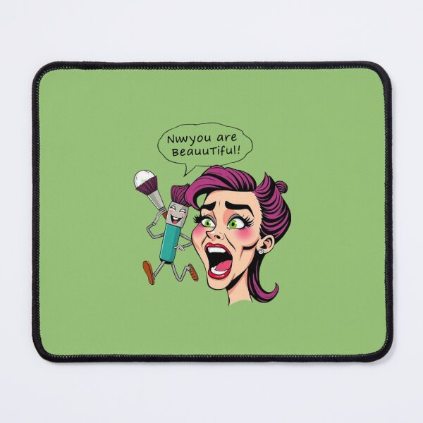Item preview, Funny Makeup Mishap Tee: 'Now You Are Beautiful' - Comic Beauty Blender & Brush Mayhem designed and sold by karim38.
