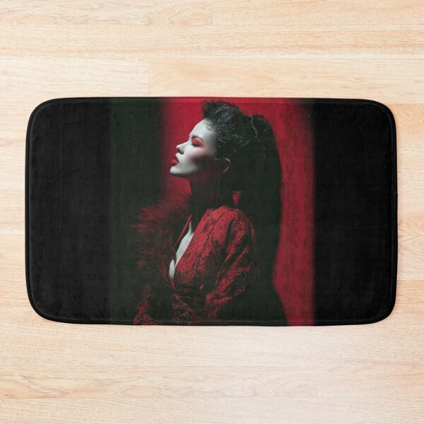 Item preview, Lady in red - glamorous fashion portrait designed and sold by KsaveraArt.