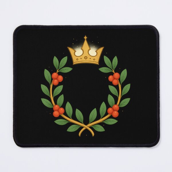 Item preview, Mystical Mistletoe Crest Fantasy Heraldic Emblem designed and sold by Old-Wizard-Story.