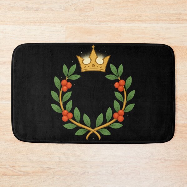 Item preview, Mystical Mistletoe Crest Fantasy Heraldic Emblem designed and sold by Old-Wizard-Story.