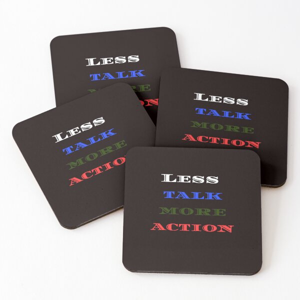 Item preview, Less Talk, More Action designed and sold by Omarmadani.