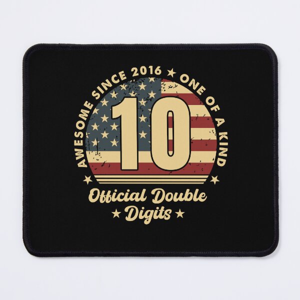 Item preview, Awesome Since 2016 Official Double Digits 10th Birthday designed and sold by SakuraPxl.