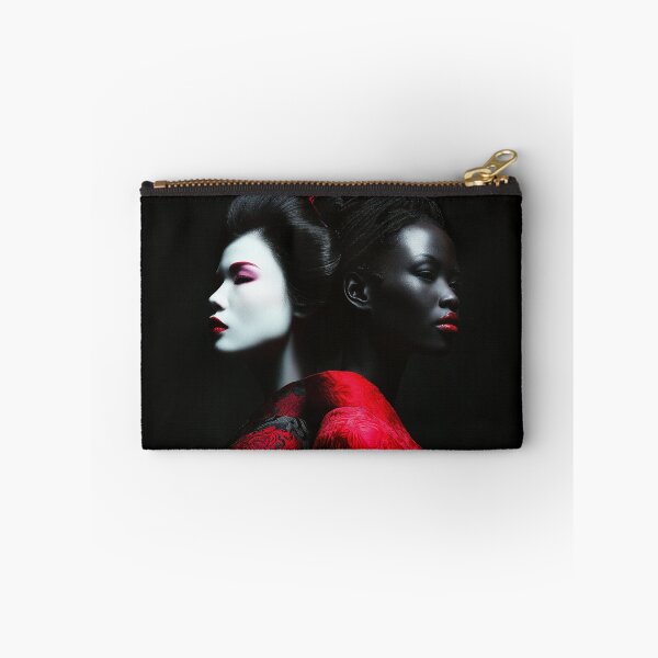 Item preview, Japan and Afrika Ladies in red - glamorous fashion portrait designed and sold by KsaveraArt.