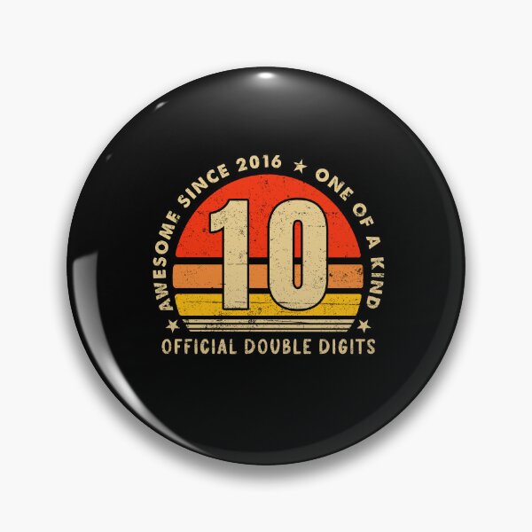 Item preview, Copy of Awesome Since 2016 Official Double Digits 10th Birthday designed and sold by SakuraPxl.