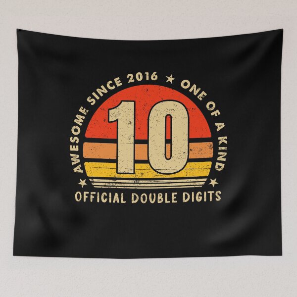 Item preview, Copy of Awesome Since 2016 Official Double Digits 10th Birthday designed and sold by SakuraPxl.