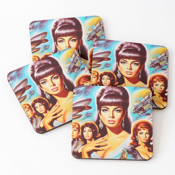 Item preview, Retro Sci-Fi Woman designed and sold by PulpVintage.