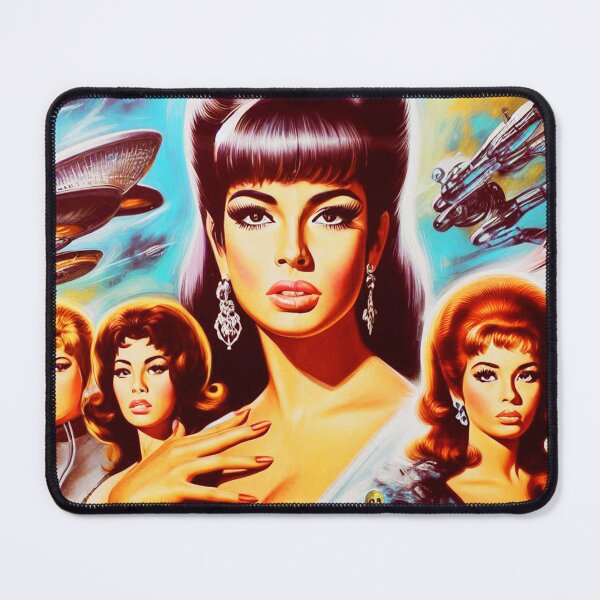 Item preview, Retro Sci-Fi Woman designed and sold by PulpVintage.