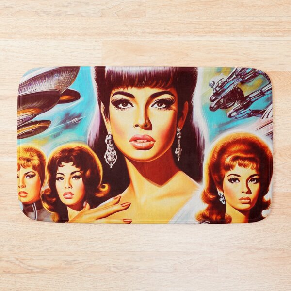 Item preview, Retro Sci-Fi Woman designed and sold by PulpVintage.