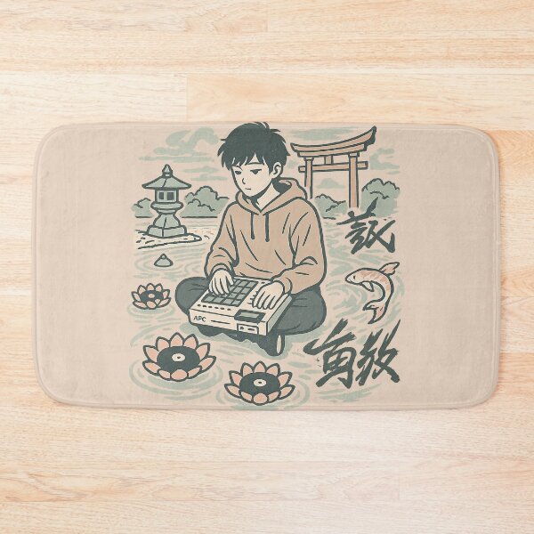 Item preview, Zen Anime Lo-fi – Beatmaker in Japanese Soundscape Art designed and sold by KrintoryTees.