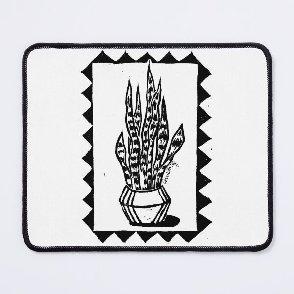 Item preview, Potted Snake Plant with Geometric Frame designed and sold by WanderingVine.