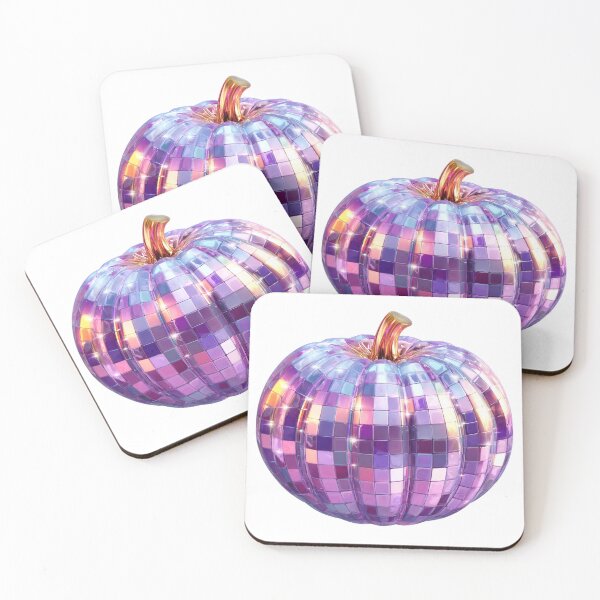 Item preview, Disco ball purple pumpkin designed and sold by MendaciousMina.