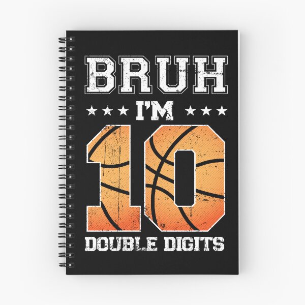 Item preview, Bruh I'm Double Digits 10th Birthday Basketball designed and sold by SakuraPxl.