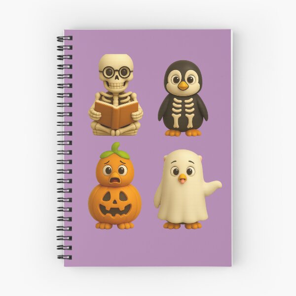 Item preview, Cute 3D Halloween – Ghosts, Pumpkins & Skeletons. Halloween 3D Mignon – Fantômes, Citrouilles et Squelettes designed and sold by Drawingshirts.
