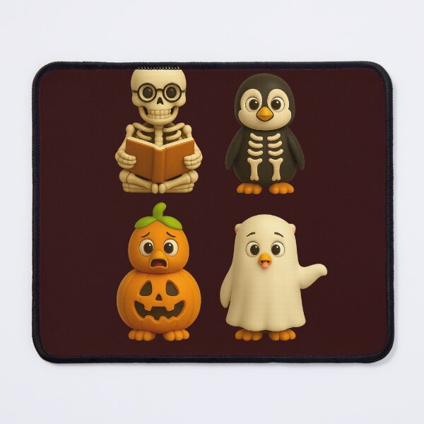 Item preview, Cute 3D Halloween – Ghosts, Pumpkins & Skeletons. Halloween 3D Mignon – Fantômes, Citrouilles et Squelettes designed and sold by Drawingshirts.