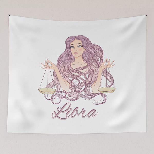 Item preview, Libra Zodiac Art – Elegant Astrology Illustration designed and sold by BlesstB.