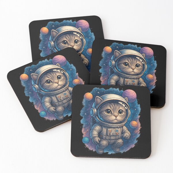 Item preview, Cute Astronaut Cat designed and sold by CR3@TIX-BOUTIK.