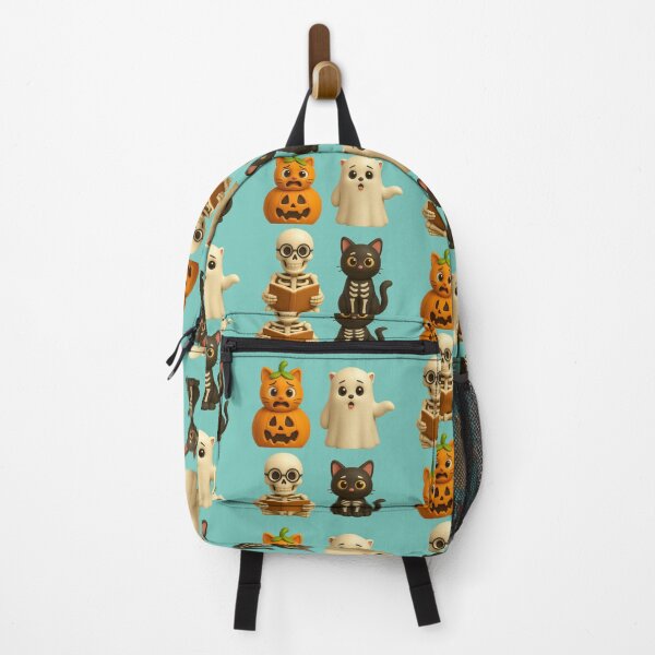Item preview, Cute Halloween – Pumpkin, Ghost, Cat & Skeleton. Halloween Mignon – Citrouille, Fantôme, Chat et Squelette designed and sold by Drawingshirts.