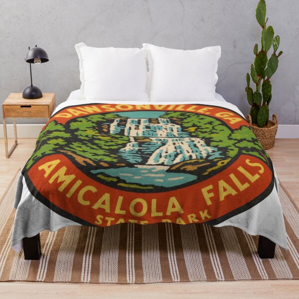 Item preview, Amicalola Falls Vintage Style Decal designed and sold by Decal Mania.