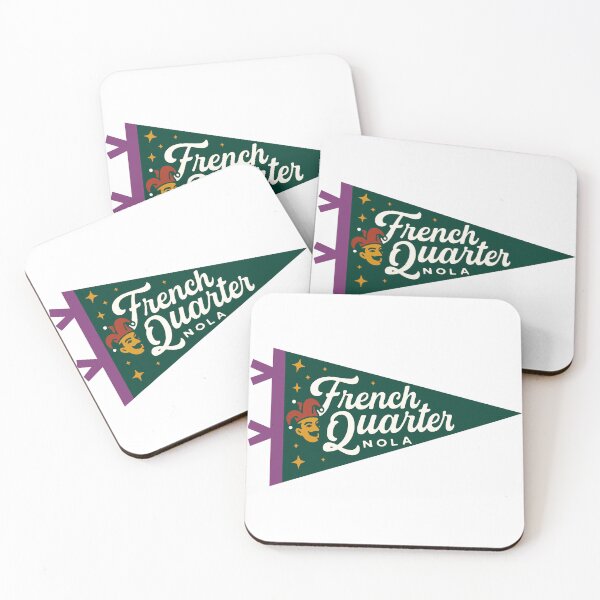 Item preview, French Quarter New Orleans Pennant designed and sold by Decal Mania.