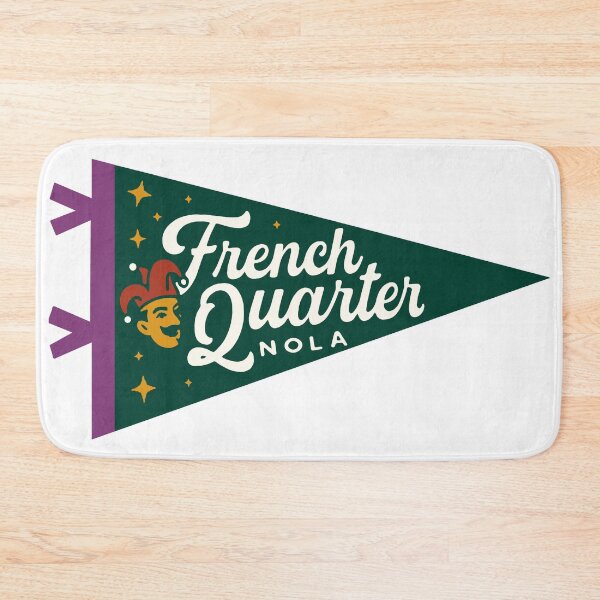 Item preview, French Quarter New Orleans Pennant designed and sold by Decal Mania.