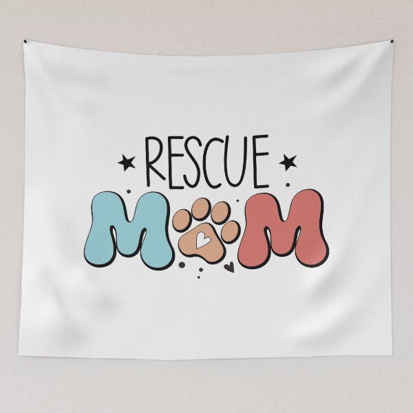 Item preview, rescue mom designed and sold by elglotonmusical.