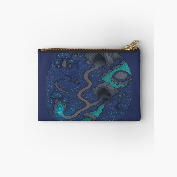 Item preview, Alien Dungeon Map – Fantasy RPG Cave with Glowing Mushrooms designed and sold by KrintoryTees.