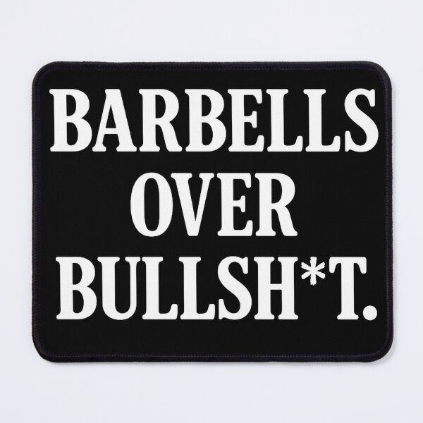 Item preview, Barbells Over Bullsh*t  designed and sold by No-Heart.