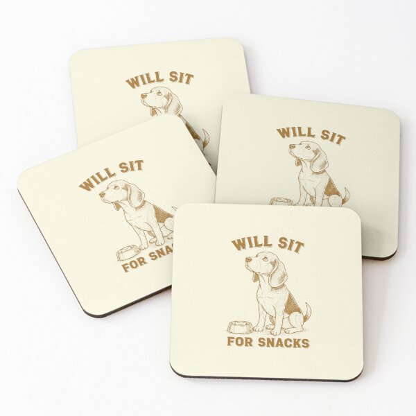 Item preview, Funny retro dog (will sit for snacks) designed and sold by halazidan.