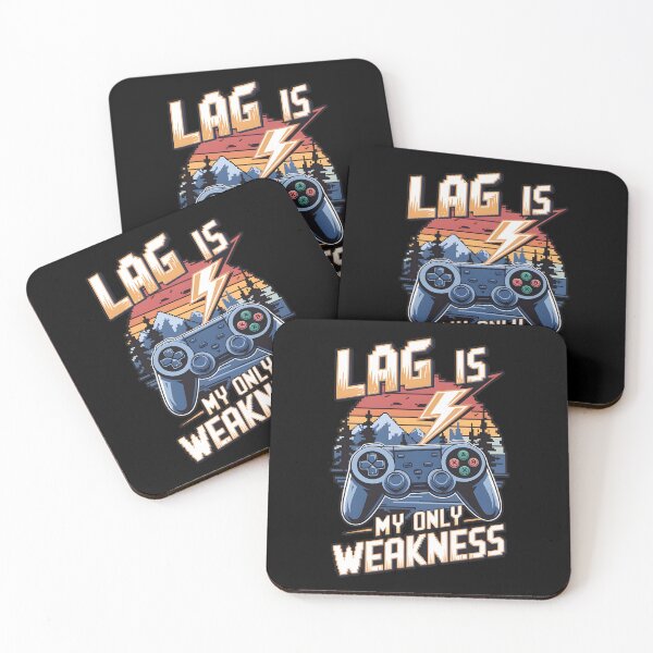 Item preview, Lag is My Only Weakness funny pixel art Game lover gift designed and sold by Addictive design.