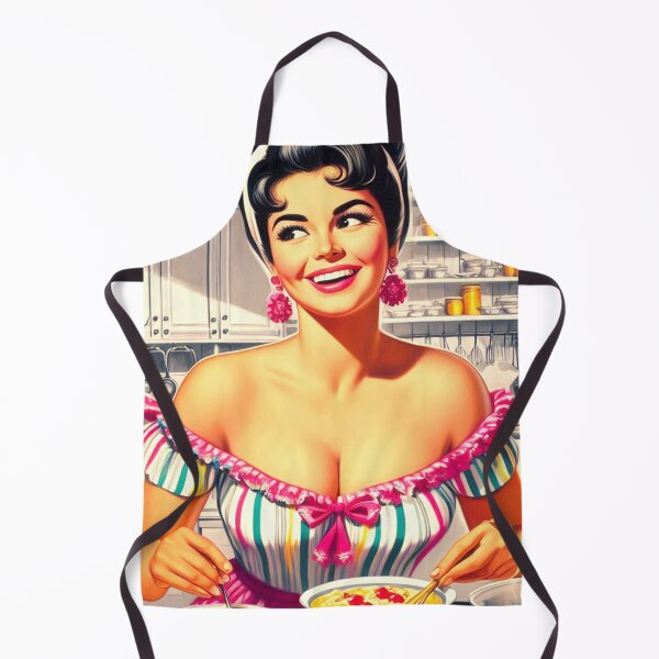 Item preview, Cute Retro Chef Pin-up designed and sold by PulpVintage.