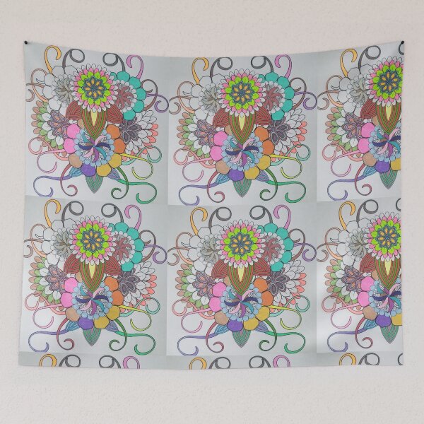 Item preview, Floral patterns designed and sold by Paulahyapi.