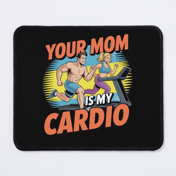 Item preview, Your Mom Is My Cardio – Cartoon Workout Fun designed and sold by Gravly.