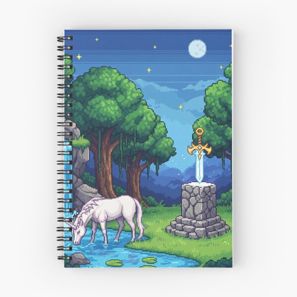 Item preview, Pixel Art Unicorn designed and sold by OKIZSHOP.