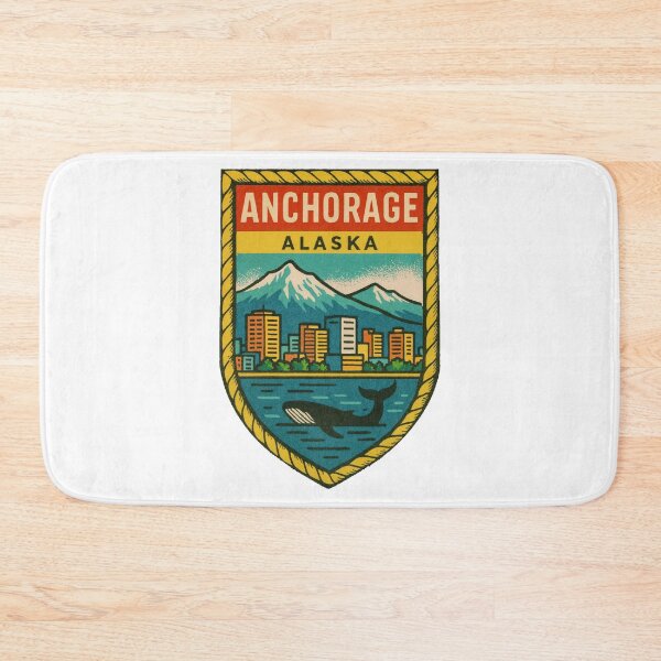 Item preview, Anchorage Alaska Vintage Style Decal designed and sold by Decal Mania.