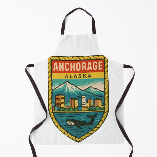 Item preview, Anchorage Alaska Vintage Style Decal designed and sold by Decal Mania.