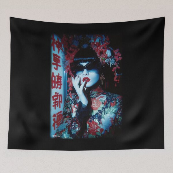 Item preview, Japanese Lady - glamorous fashion portrait designed and sold by KsaveraArt.