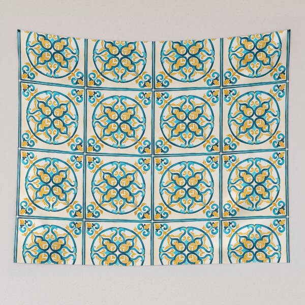 Item preview, Mediterranean Aqua Harmony designed and sold by Kiki-Hes.