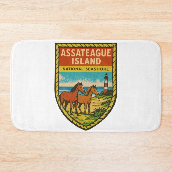Item preview, Assateague Island Vintage Style Decal designed and sold by Decal Mania.