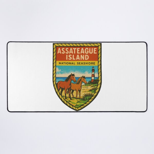 Item preview, Assateague Island Vintage Style Decal designed and sold by Decal Mania.